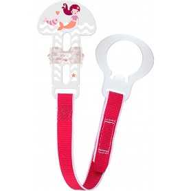 Mam Clip per Ciuccio Rosa Clip Fashion Catenella Femmina Sirenetta Istruzioni Lingua Straniera