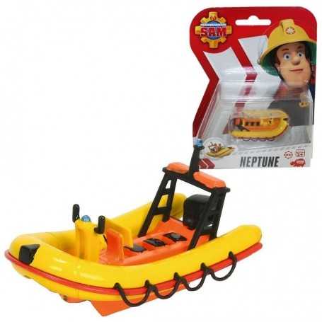 Sam il Pompiere Barca Neptune Modellino in Metallo Die Cast 203091000002 Simba 3 Anni+