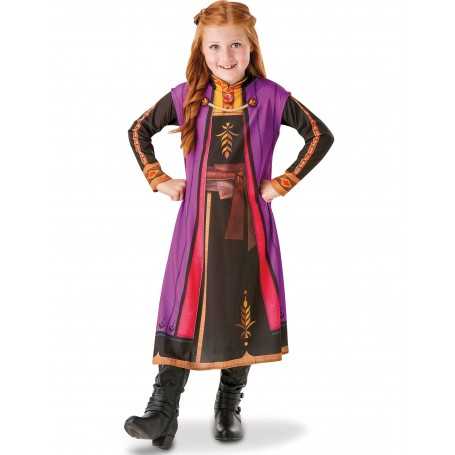 Costume Anna Frozen 2 Originale Disney 7-8 anni Rubie's