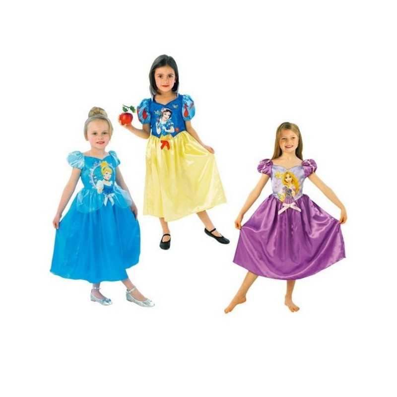 Costume Principessa Disney Bambina 3 Anni Set 3 Costumi Cenerentola  Biancaneve e Rapunzel 3-4 anni 155027 Rubie's