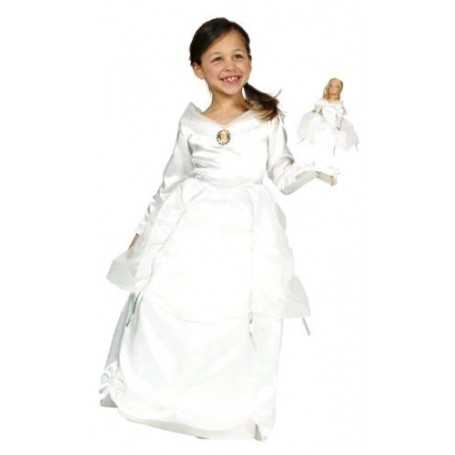 Costume Barbie Sposa Bambina 4 anni A996/001 Cesar