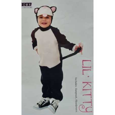 Costume Gatto 1 Anno Unisex 25444 DG Crown