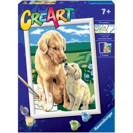 Ravensburger Creart Retriever sul Prato Gioco Creativo 200481 9a+