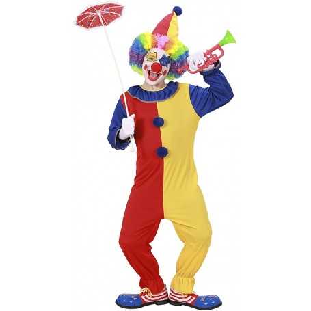Costume Clown Bambino 12 Anni 02578 Widmann (Parrucca NON inclusa)