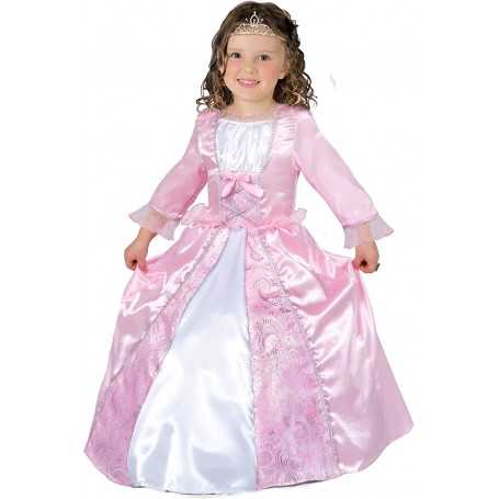 Costume Principessa Bambina Rosa 3 anni con Coroncina 55423.3 Ciao