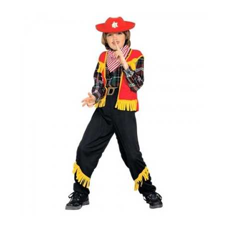 Costume Cowboy Bambino 10 Anni 02467 Widmann (Cappello non inclusa)