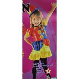 Costume Clown Bambina 8 Anni 90055