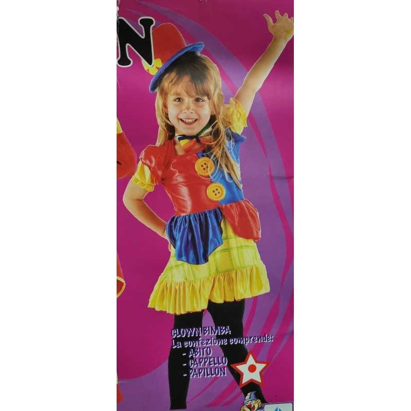 Costume Clown Bambina 8 Anni 90055