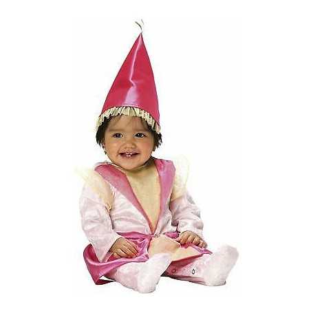 Costume Principessa Neonata 12 Mesi M960-001 con Cappello