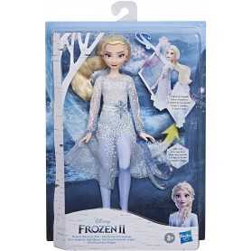 Frozen 2 Elsa Potere di Ghiaccio Bambola 30 cm Luci e Suoni  E8569 Hasbro 3 anni+