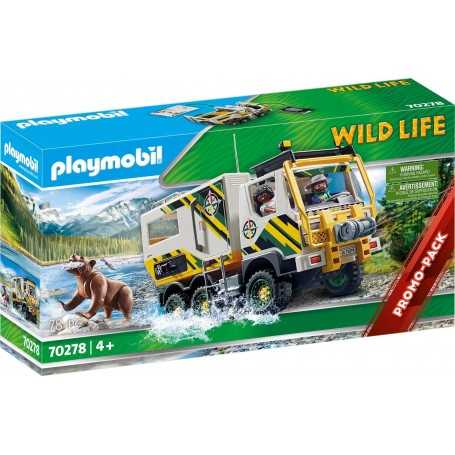 Playmobil 70278 Wild Life Camion della Missione Avventura 4 anni+