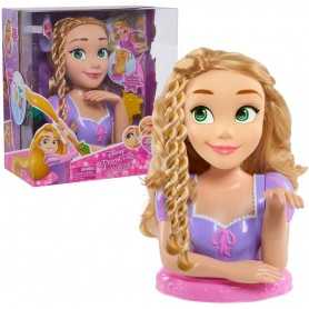 Rapunzel Testa da Pettinare Deluxe Disney Princess DND03000 Giochi Preziosi 3 anni+