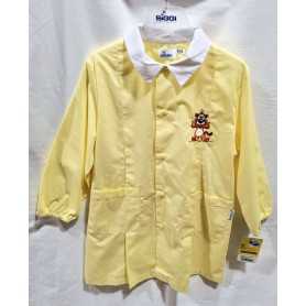 Grembiule Asilo Siggi Bimbo 7 anni 122 cm tg.70 Giallo Tinta Unita 33GR2852 Siggi