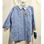Grembiule Asilo Bambino 4 anni Siggi 104 cm tg.55 Azzurro Quadretti Calcio 33GR2270 Siggi