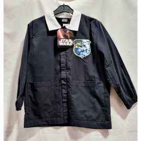 Grembiule Scuola Elementare Bambino Star Wars Nero con Cerniera Zip e Colletto Bianco 8 Anni tg. 75 128 cm Disney