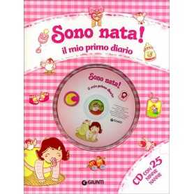 Album Nascita Bambina Sono Nata! con CD Ninne Nanne 87985B Giunti