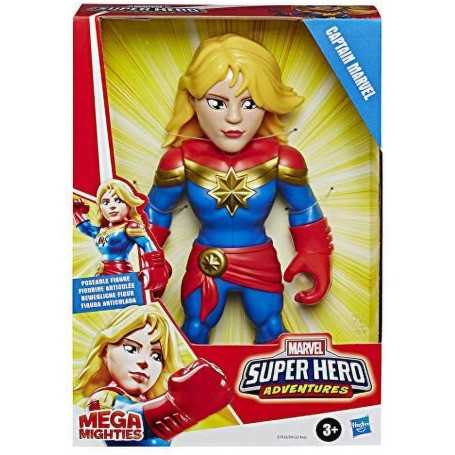 Captain Marvel Personaggio Playskool Super Hero Adventures 25 Cm E7933 Hasbro 3 anni+