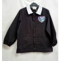 Grembiule Scuola Elementare Bambino Justice League Nero con Cerniera Zip e Colletto Bianco 8 Anni tg. 75 128 cm 6799 Dc Comics