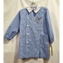 Grembiule Asilo Bambino 4 anni 104 cm tg.55 Azzurro Quadretti 10GR2461 Calciatore Dieci e Lode by Siggi