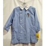 Grembiule Asilo Bambino 4 anni 104 cm tg.55 Azzurro Quadretti 35GR2484 Calciatore Dieci e Lode by Siggi