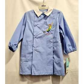 Grembiule Asilo Siggi Bimbo 2 anni 92 cm tg.45 Azzurro Tinta Unita Calciatore 33GR0357 Siggi