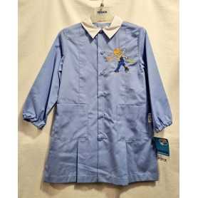 Grembiule Asilo Siggi Bimbo 6 anni 116 cm tg.65 Azzurro Tinta Unita Bambino 33GR0743 Siggi