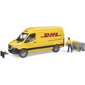 Bruder 02671 Camion DHL MB Sprinter Furgoncino Spedizioni Guidatore Incluso 4 Anni+