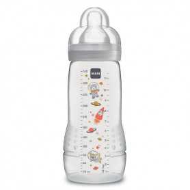 Mam Biberon 330 ml 6+ Mesi Grigio Easy Active Flusso X Istruzioni lingua Straniera