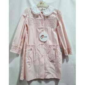 Grembiule Asilo Bambina 4 anni 104 cm tg.55 Rosa Righe 41GR1230 Brillantini Giropinto by Siggi