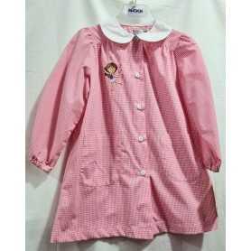 Grembiule Asilo Bambina 4 anni 104 cm tg.55 Rosa Quadretti 35GR2732 Ballerina Dieci e Lode by Siggi
