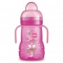 Mam Tazza Trainer Rosa 220ml con Beccuccio Morbido e Tettarella in Silicone 4 mesi+