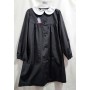 Grembiule Scuola Nero Bambina 8 Anni 128 cm tg.75 Unicorno con Colletto Bianco Dieci e Lode by Siggi