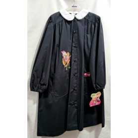 Grembiule Scuola Nero Bambina 11 Anni 146 cm tg.90 con Colletto Bianco Winx Flora 50GR0099 Siggi