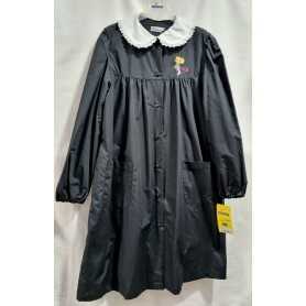 Grembiule Scuola Nero Bambina 13 Anni 158 cm tg.100 con Colletto Bianco Bimba Siggi