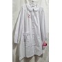 Grembiule Bianco Scuola Elementare Bambina 13 Anni 158 cm tg.100 Musica 33GR2376 Siggi
