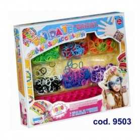 Braccialetti Elastici con Telaio Piccolo 1000 Pezzi Collane & Braccialetti Fai da Te 5 Anni+