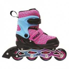 Pattini in Linea Bambina 35-38 Regolabili Mood Portata 100 Kg 7 Cuscinetti di Precisione Sport One