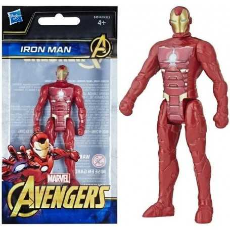 Iron Man Personaggio 10 cm Snodato Marvel Avengers E4514 Hasbro 4 Anni+
