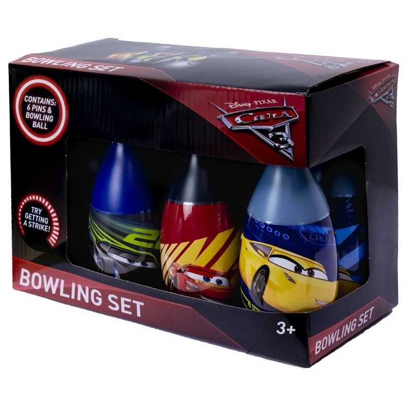 Birilli Bowling per Bambini Cars 3 in Plastica 6 Birilli con Palla  DSC8-3411 3 Anni+