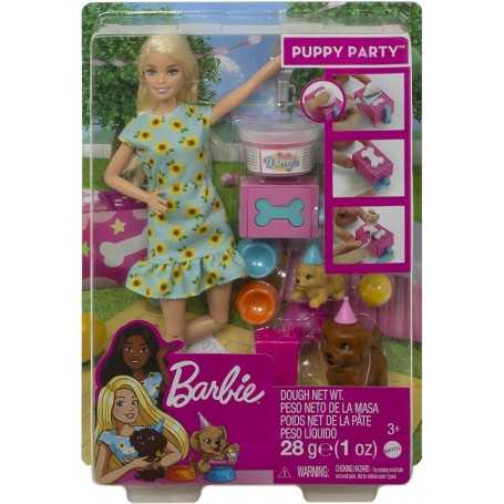 Barbie Festa con i Cuccioli Puppy Party GXV75 Mattel 3 Anni