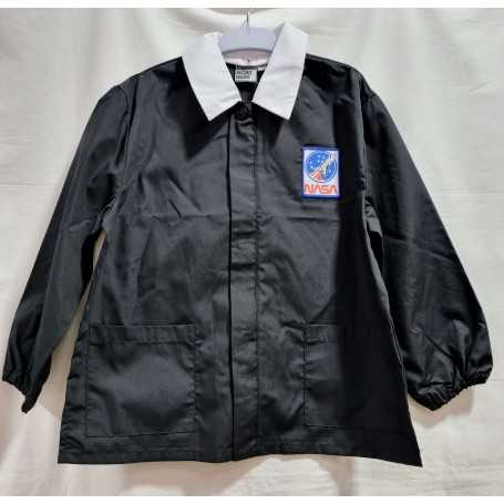 Grembiule Scuola Elementare Bambino NASA Nero con Cerniera Zip 6 Anni tg. 65 116 cm 1732158