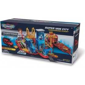 Micro Machines Super Van City Camper Apribile con Città e 1 Veicolo MCM03000 Giochi Preziosi 4 Anni+