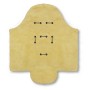 Sacco Invernale Passeggino Termico con Pelle d' Agnello Grigio Melange 975GM Heitmann Felle
