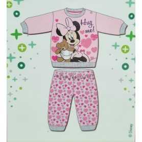 Pigiama Bambina Minnie 18 Mesi Disney Invernale Rosa WD100533 Disney