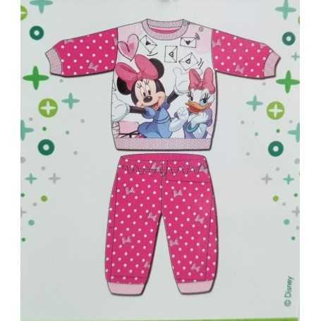 Pigiama Bambina Minnie 12 Mesi Disney Invernale Fuxia WD100518 Disney