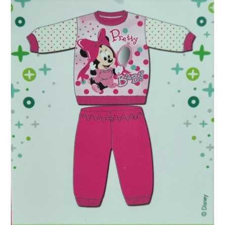 Pigiama Bambina Minnie 18 Mesi Disney Invernale Rosa WD100515 Disney