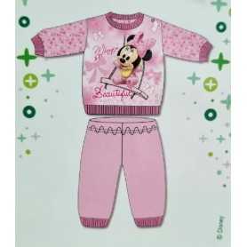 Pigiama Bambina Minnie 3 Anni Disney Invernale Rosa WD100165 Disney