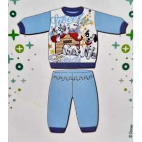 Pigiama Bambino 3 Anni Disney Invernale Azzurro La Carica dei 101 WD100537 Disney