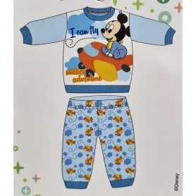 Pigiama Bambino Topolino 18 Mesi Disney Invernale Grigio WD100988 Disney