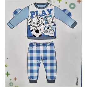 Pigiama Bambino 2 Anni Disney Cotone Azzurro La Carica dei 101 WD101135 Disney